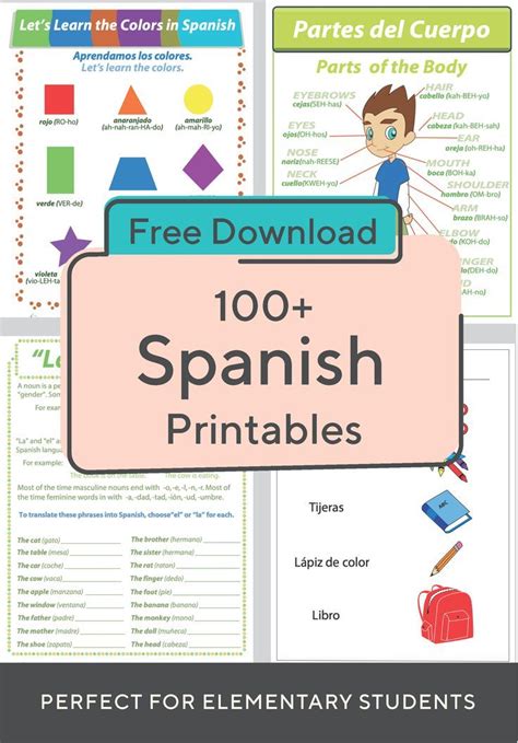 Spanish Lessons For 5th Graders