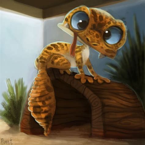 Day 167 Leopard Gecko 30 Minutes By Cryptid Creations On Deviantart