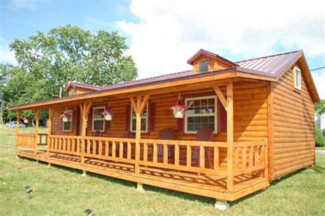 7 Beautiful Modular Log Cabins From Amish Cabin Company Tiny Houses