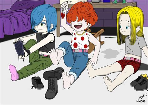 Kanker Sisters Playing Footsies By Hm093 On Deviantart