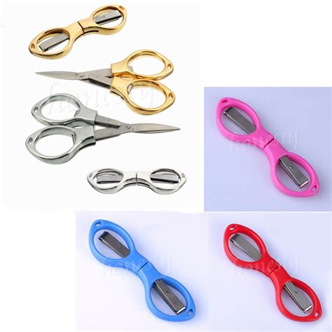 Mini Cutter Folding Stainless Steel Scissors Fishing Scissor Keychain