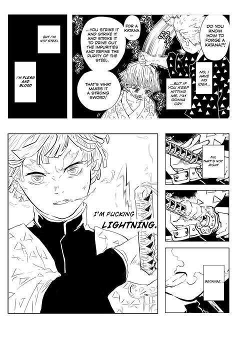 Demon Slayer Manga Panels Inosuke Kimetsu No Yaiba Chapter