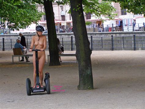 Naked Girl Riding Segway In Public June 2011 Voyeur Web Hall Of Fame