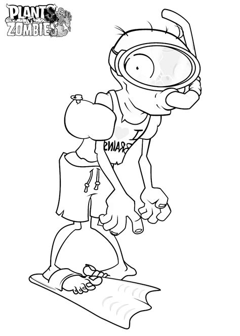 Print all of our coloring pages for free. Free Printable Plants Vs Zombies Coloring Pages For Kids ...