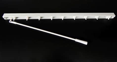 Aluminium Made To Measure Vertical Blind Headrail White Tracks 355