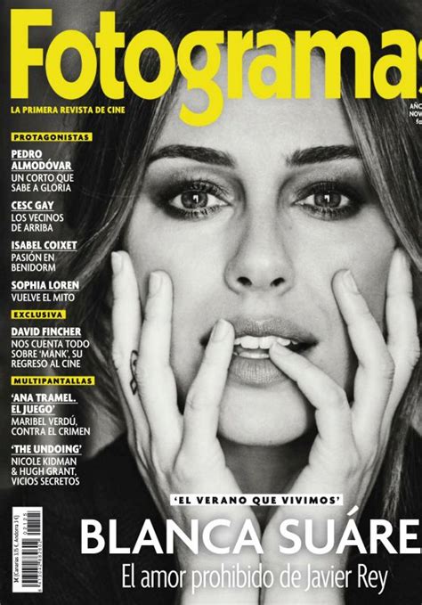 Blanca Suarez Fotogramas Magazine November 2020 Issue • Celebmafia