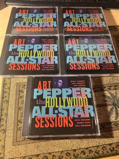Art Pepper Hollywood All Star Sessions 1 2 3 4 5 Cd Set No Booklet 44
