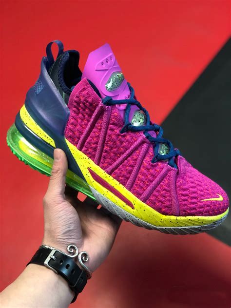 Nike Lebron 18 ‘los Angeles By Night Pink Primemulticolor For Sale