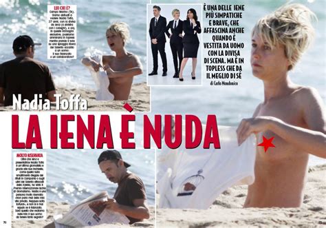 Nadia Toffa Una Iena In Topless Foto Esclusive Novella