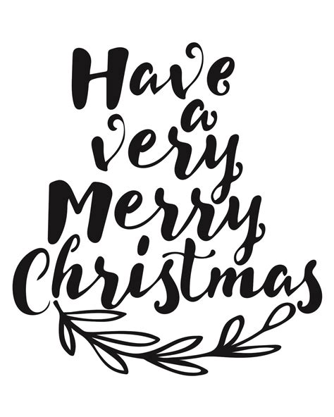 Have A Very Merry Christmas Svg Cut File Christmas Svg Dxf Png