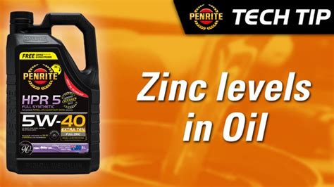 Hughesys Tech Tip Zinc Levels In Engine Oil Penrite Oil