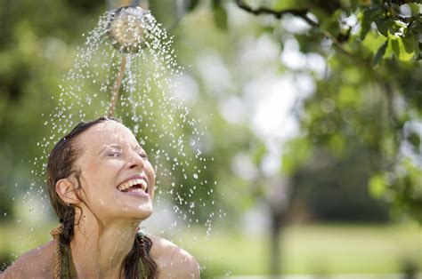 Vehicle hatchbacks can work if they can take. Learn to Love the Campground Shower