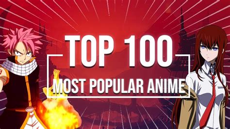 Top 100 Most Popular Anime Of All Time Hd 1080p Youtube