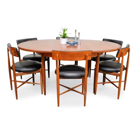 Vintage G Plan Teak Dining Table With 6 Dining Chairs 143050