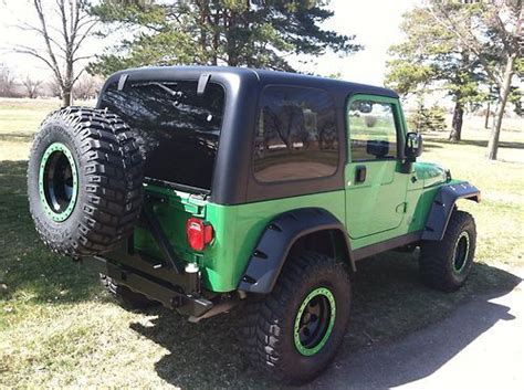 find  jeep wrangler rubicon tj  electric lime green jk yj