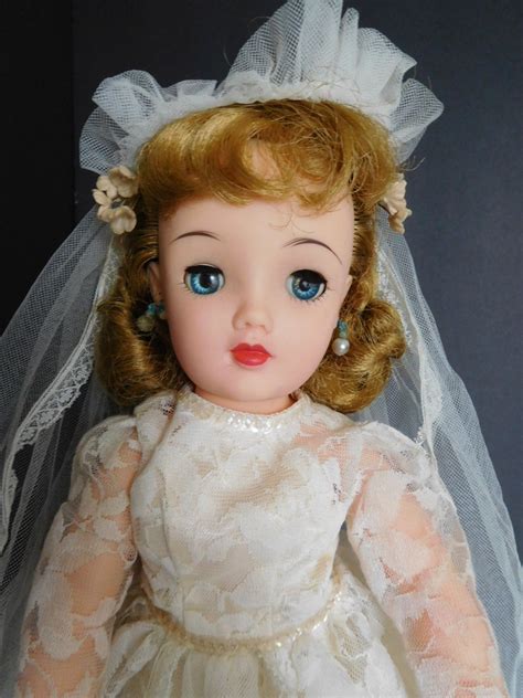 Vintage 1950s Ideal 18 Miss Revlon Blonde Bride Doll All Original Ebay