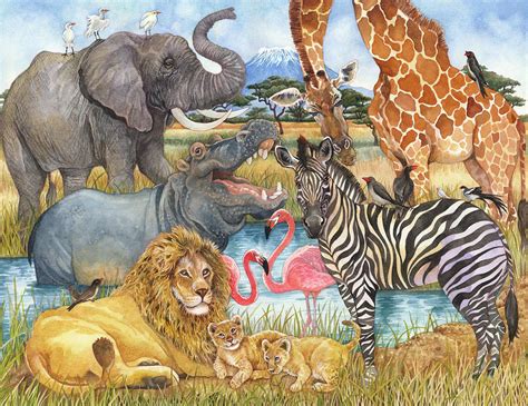 African Art Paintings Of Animals Artqh