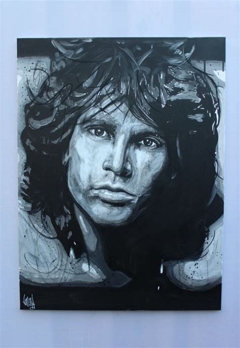 The Doors Jim Morrison Painting Acrylic On Wooden Catawiki