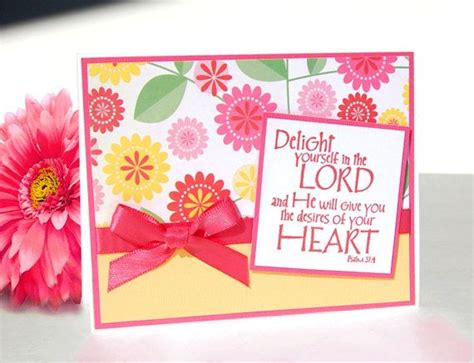 Handmade Christian Greeting Card Psalm 374 Free