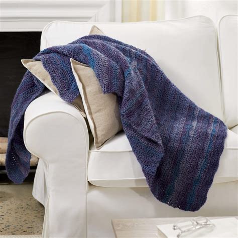 Bobbled beauty was totally inspired by premier's puzzle yarn while shopping at a local craft store. Ocean Blue Blanket - Premier Yarns