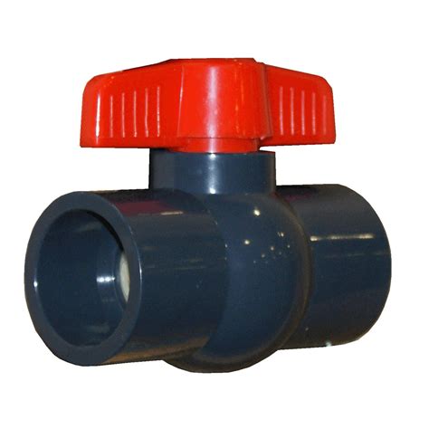 2 Schedule 80 Pvc Compact Ball Valve Socket Connect