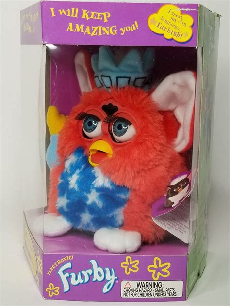 Rare 1999 Limited Edition Furby Statue Of Liberty Model 70 893 Etsy