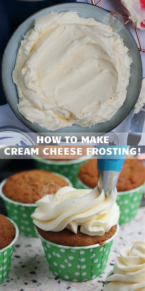 How To Make Cream Cheese Frosting Back To Basics Janes Patisserie