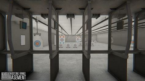 3d Model Shooting Range Basement 2 User Reviews Vr Ar Low Poly