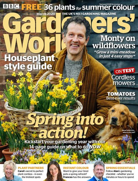 BBC Gardeners World Magazine March Back Issue