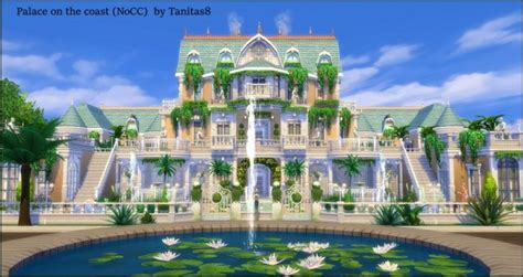 Tanitas Sims Palace On The Coast Nocc • Sims 4 Downloads
