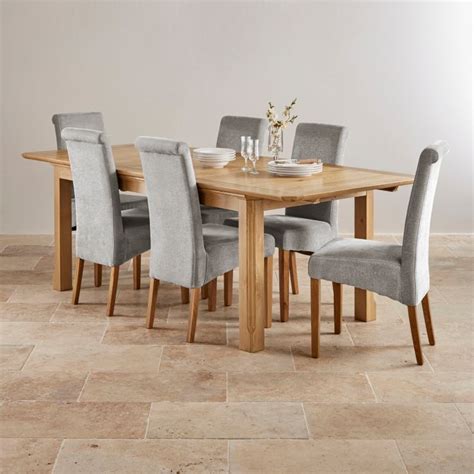 Our clearance range offers everything from dining tables and chairs, sofas, wall art, cushions, throws and more. Edinburgh Extending Dining Set in Oak: Dining Table + 6 Chairs