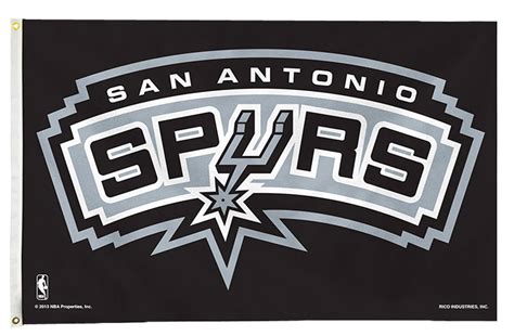 Buy San Antonio Spurs 3 X 5 Nba Polyester Flag Flagline