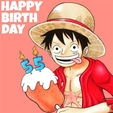 One Piece Happy Birthday Card 2021