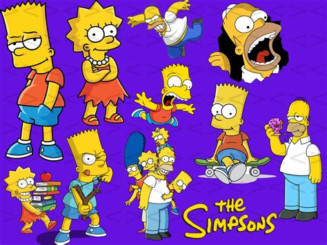 The Simpsons Instant Download Cartoon Svg Outline Cartoon Etsy