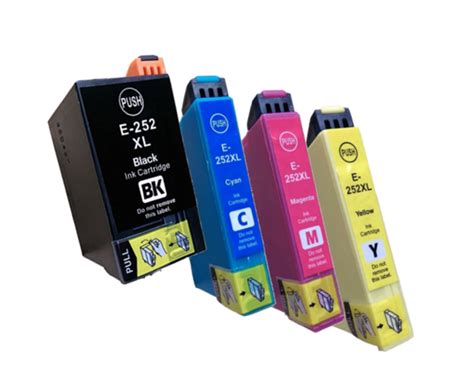 Epson Workforce Wf 7610 Ink Cartridges Set Black Cyan Magenta Yellow