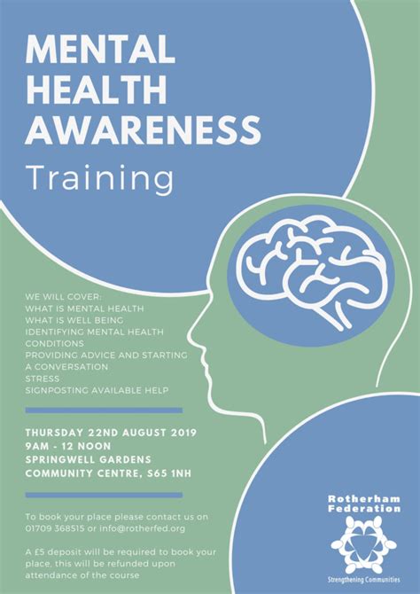 Mental Health Awareness Training Rotherham Federation