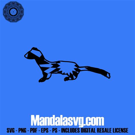 Weasel Svg Files Svg For Machines Svg Silhouette Images Weasel