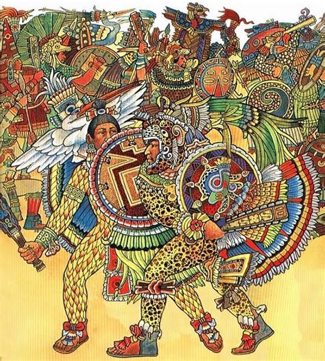Aztec Warriors Aztecas Cultura Azteca Guerrero Azteca