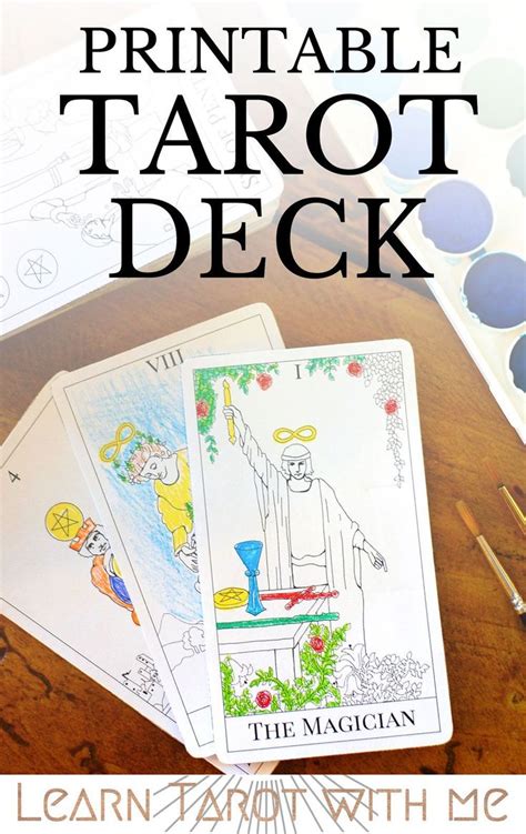 Create Your Own Tarot Deck With These Downloadable And Printable Tarot