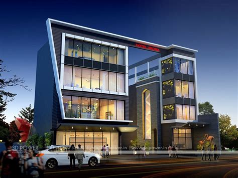 Important Tips For A Dynamic Commercial Space Exterior Design 3d