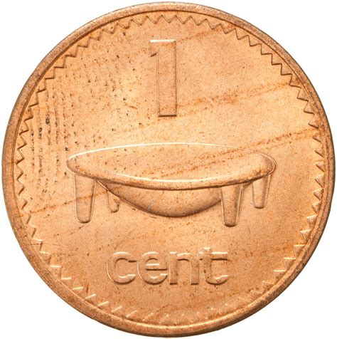 One Cent 1969 Coin From Fiji Online Coin Club