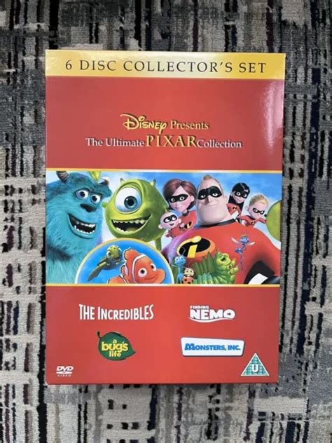 Disney Presents The Ultimate Pixar Collection 4 Film Dvd Boxset £499
