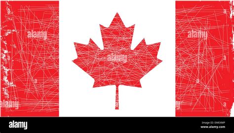 Canadian Flag Grunge Stock Vector Image And Art Alamy