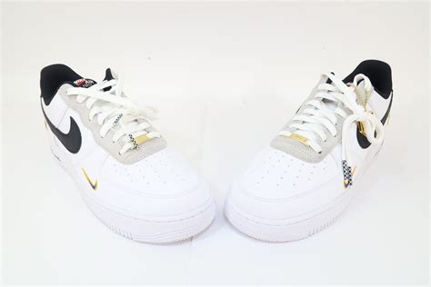 Nike Air Force 1 Ken Griffey Jrandsr Swingman Shoes Whitegoldblack
