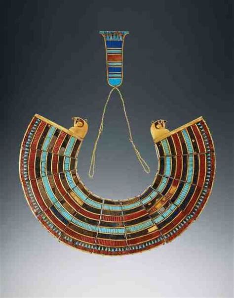 Inlaid Broad Collar Tutankhamuns Tomb Valley Of The Kings Egypt