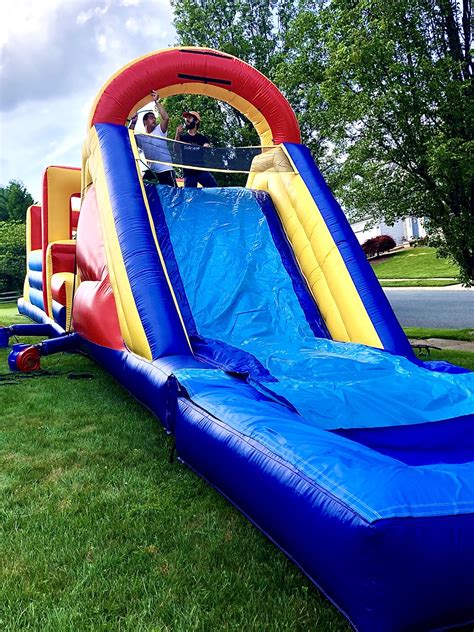 64 Obstacle Course With Water Slide For Rent Bel Air Maryland