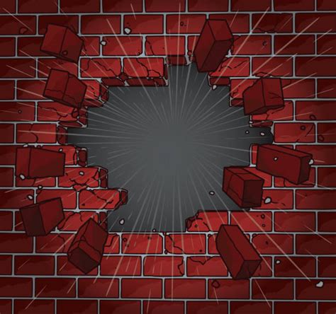 3500 Exploding Brick Wall Stock Photos Pictures And Royalty Free