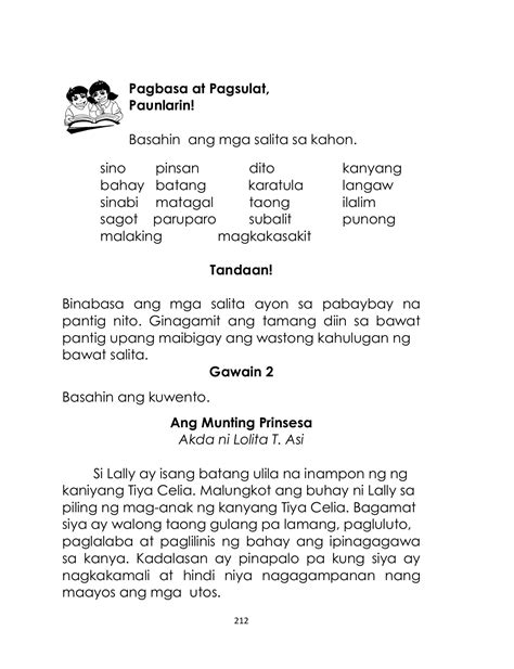 Mother Tongue Grade 2 Palawan Blogon Page 219 Flip Pdf Online