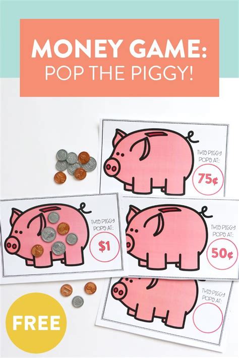 Get ready for this game with give directions math game. Free Money Game for First Grade! - Susan Jones in 2020 ...