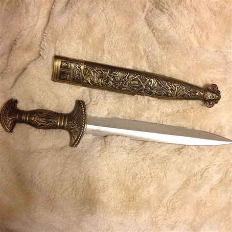 Egyptian Athame Dagger W Scabbard 155 Ritual Knife Kris Stainless